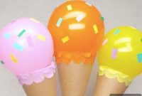 Ice Cream Cone Day Craft: Sweet Balloon Fun