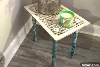 Beachy Weathered End Table DIY Guide