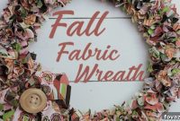 Cozy Autumn Fabric Wreath Craft