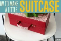 Craft a Tiny Cardboard Suitcase