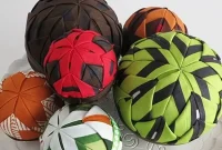 Chic Fabric Scrap Foam Ball Creations