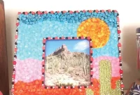 Mosaic Tile Photo Frames: DIY Craft Projects