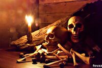 DIY Spooky Skeleton Decorations