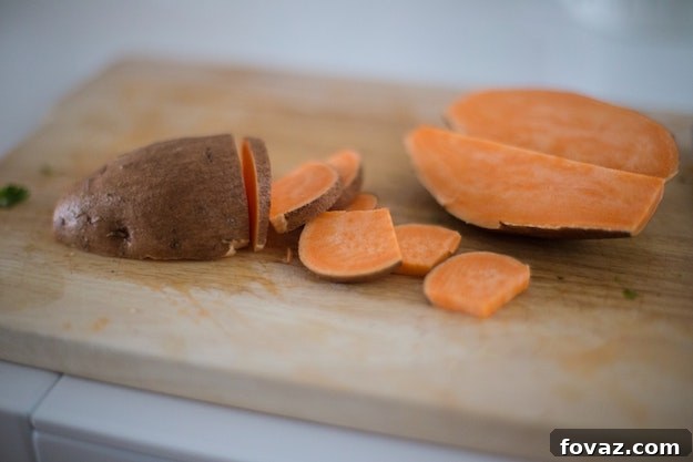 Perfectly Baked Sweet Potato