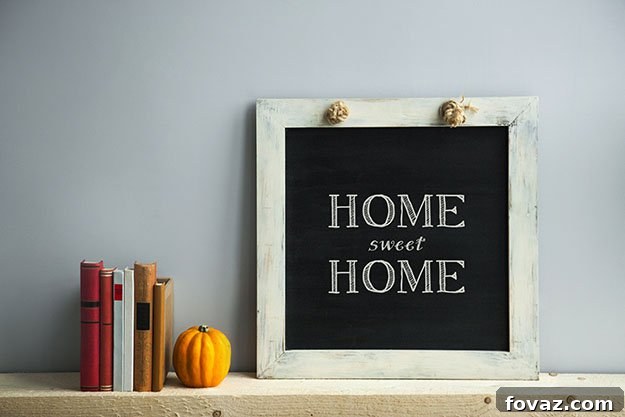 DIY Chalkboard | 4 Entryway Decor Ideas DIY Chalkboard Message Center for Entryway