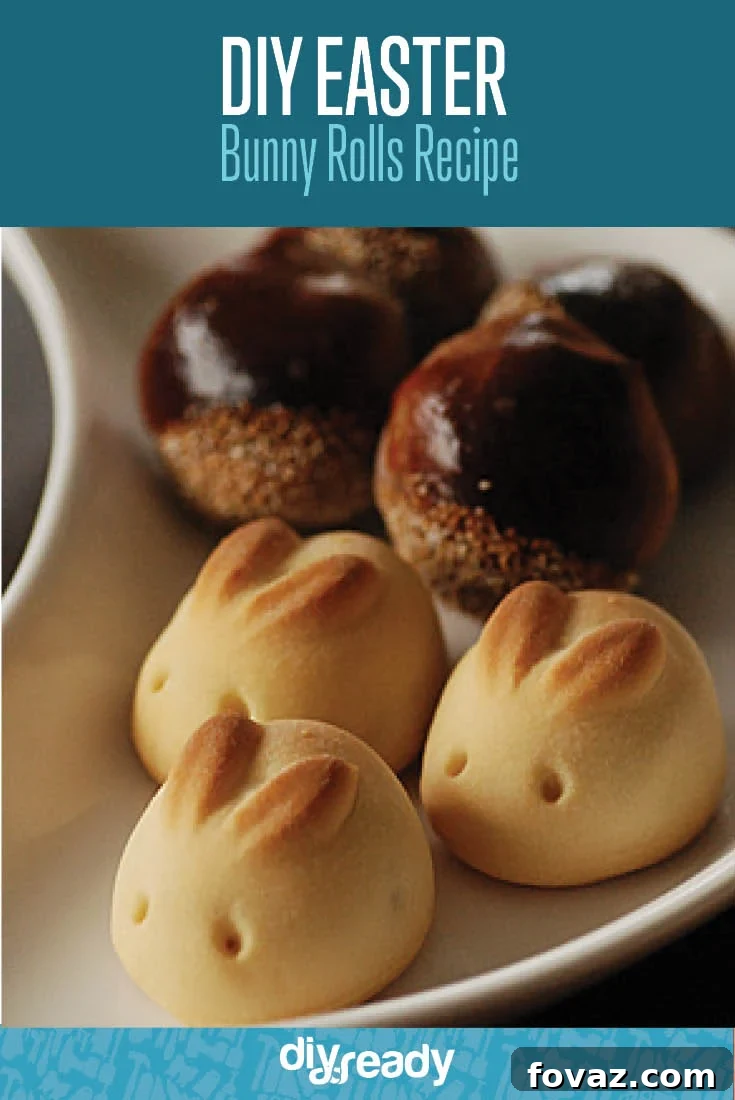 DIY Easter Bunny Rolls Recipe Featured Image