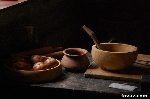 5 Smart Kitchen DIY Upgrades Every Mom Needs 2 Hand-decorated wooden bowls with gold leaf accents