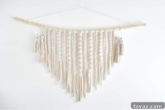 Macrame Made Easy 8 Steps to Stunning Patterns 2 Completed DIY Macrame Wall Hanging in Pink and Black