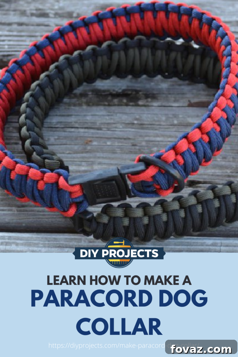 Weave Your Own Paracord Dog Collar 2 Placard | Learn How To Make A Paracord Dog Collar | Instructions