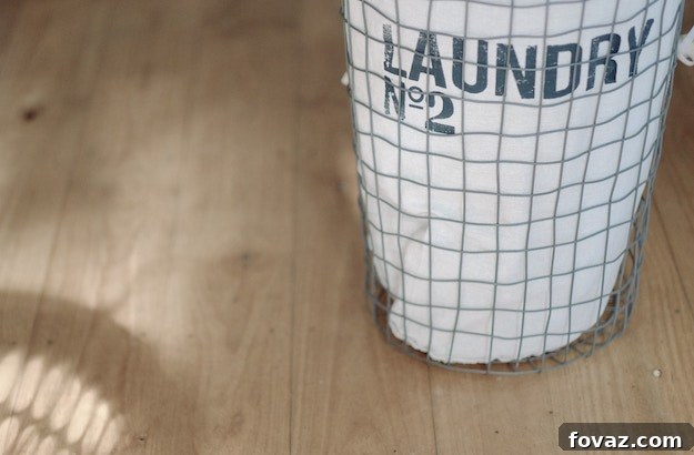 DIY Wire Hamper