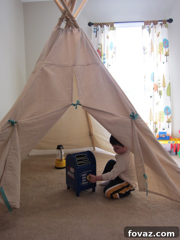 The TeePee | DIY No Sew Teepee Tent Project Perfect As Gift For Your Kids
