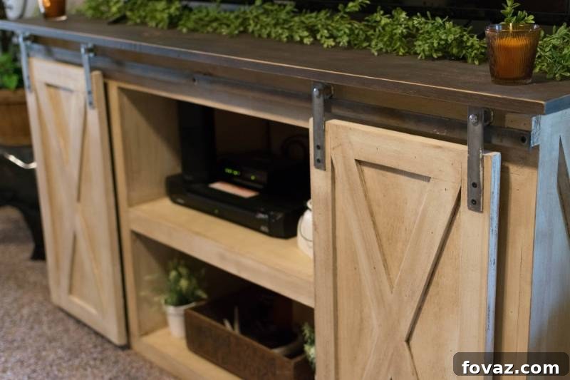 tv-stand-antique-vintage-rustic-decor | entertainment media center
