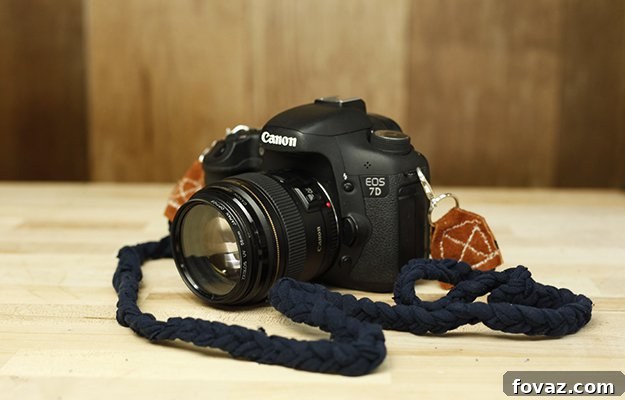 DIY Camera Strap | UpCycled Clothing