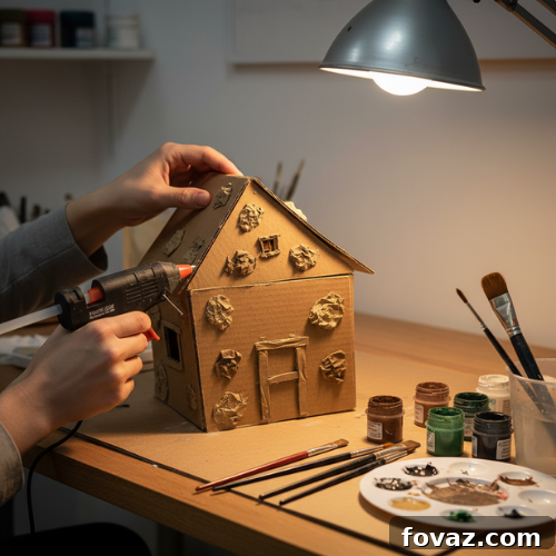 Conjure a Baba Yaga Hut: The Ultimate Halloween Craft Project 2 Baba Yaga Hut step 1