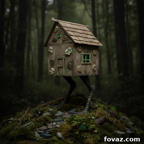 Conjure a Baba Yaga Hut: The Ultimate Halloween Craft Project 5 Baba Yaga Hut step 4