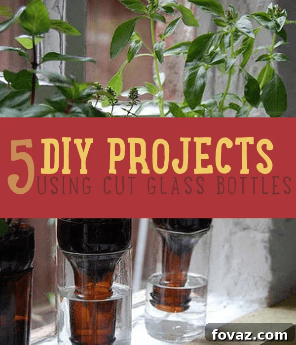 How To Cut Bottles With String & DIY Projects Using Cut Glass Bottles | https://diyprojects.com/projects-using-cut-glass-bottles-cut-glass-string/