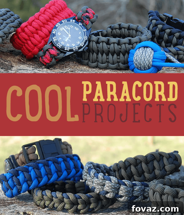 Cool Paracord Projects | Learn how to make a paracord dog collar, survival bracelet, keychain, and more with our step-by-step guides.