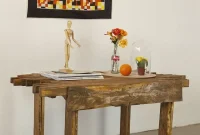 Reclaimed Windowpane Coffee Table DIY