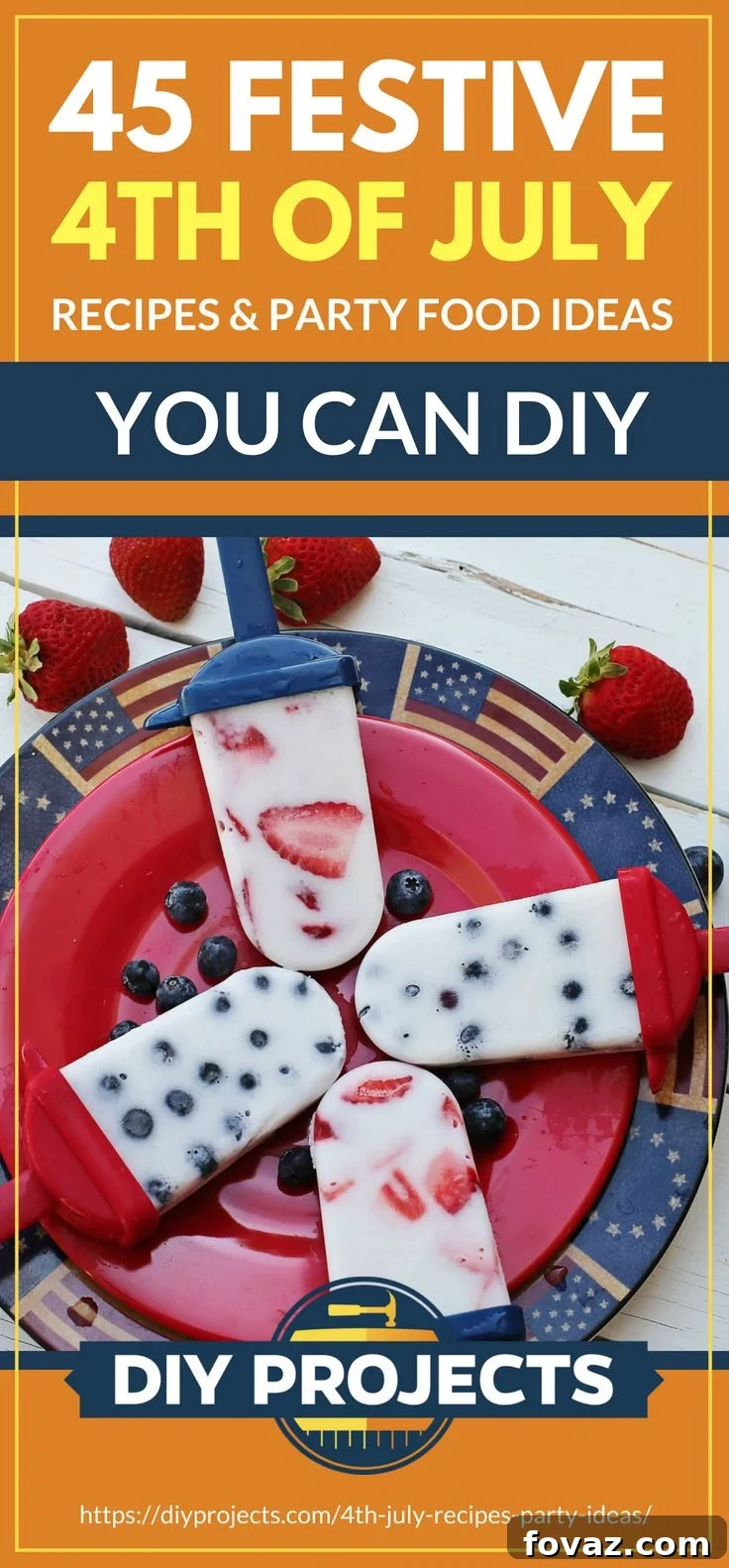 Festive 4th Of July Recipes And Party Food Ideas You Can DIY | https://diyprojects.com/4th-july-recipes-party-ideas/