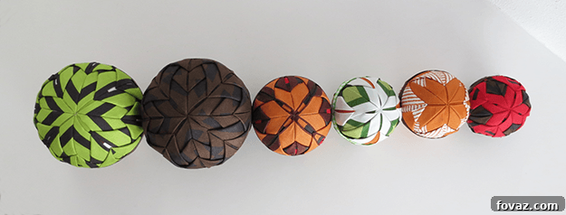 DIY Scrap Fabric Covered Styrofoam Balls DIY Scrap Fabric Covered Styrofoam Balls
