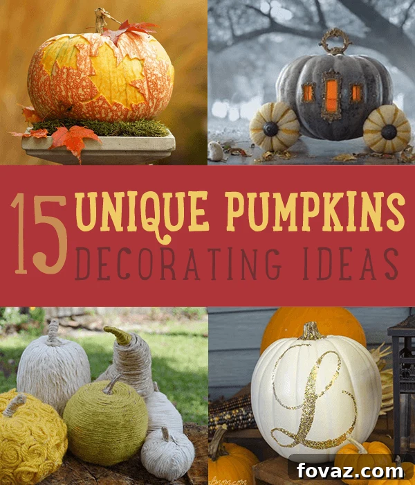15 Pumpkin Decorating Ideas 15 Unique Pumpkin Decorating Ideas
