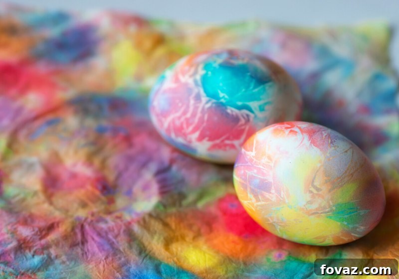 bright multicolored easter eggs on colorful | cool easy easter egg