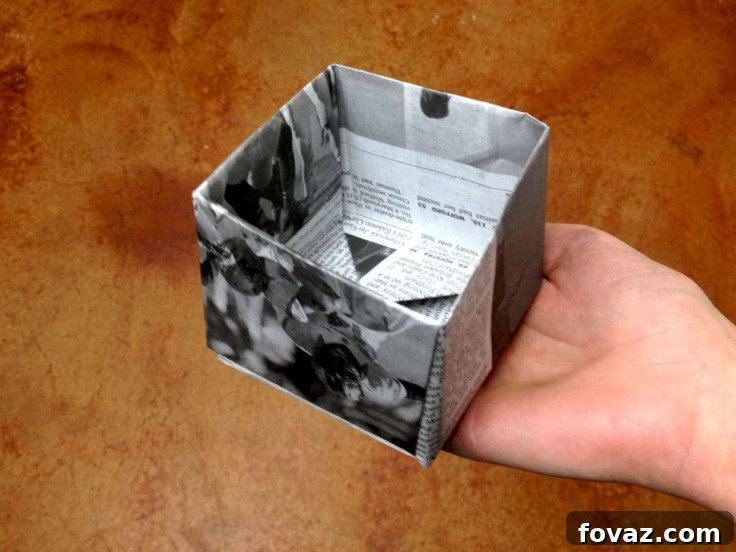 Upcycled Newspaper Pots for Indoor Seedlings 2 Start planting!