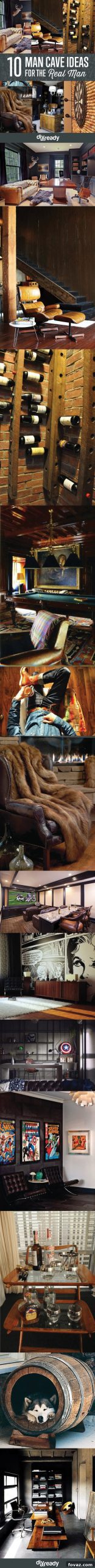 Infographic | Man Cave Ideas For Real Men