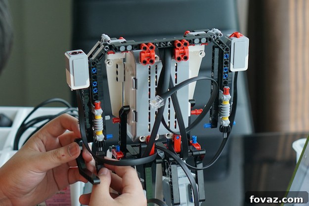 9 Inspiring Lego Mindstorms Builds 2 Lego Mindstorms Candy Machine dispensing a sweet treat.