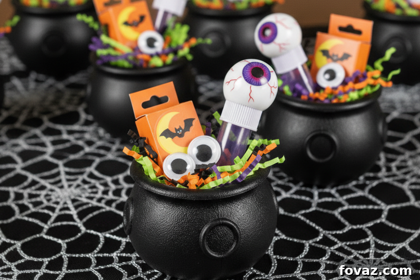 DIY Mini Cauldrons Halloween Place Settings