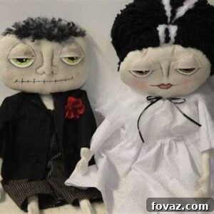 Assortment of Halloween arts and crafts projects and decorations