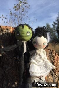 Halloween themed craft with autumnal colors