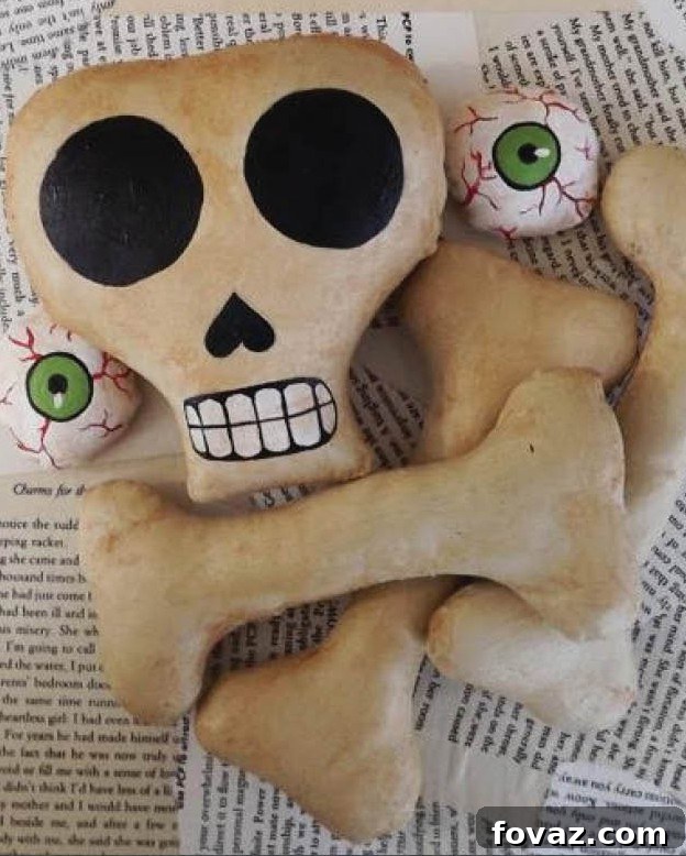 How to make DIY skull and bones Halloween decorations, check it out at https://diyprojects.com/how-to-make-halloween-decorations-diy-skull-bones How to make DIY skull and bones Halloween decorations, find the tutorial at https://diyprojects.com/how-to-make-halloween-decorations-diy-skull-bones