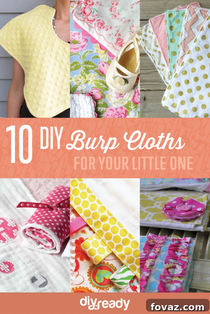 DIY Burp Cloths: Essential Guide to Crafting Soft, Absorbent Baby Essentials