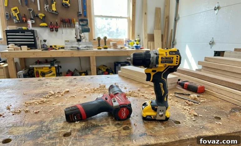 The Best Cordless Drill for Home DIY DeWalt vs. Milwaukee 2
