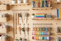 Master Your Mess: Build an Art Supply Pegboard for Your Craft Space