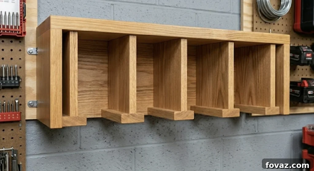 Build a Cordless Tool Wall Organizer 3 cordless tool rack 22