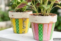 DIY Washi Tape Plant Pot: Create a Stylish Planter in 1 Hour