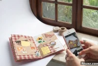 Photograph Junk Journal Products at Home with Natural Light
