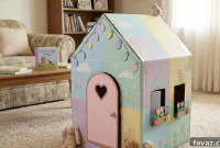 Build a DIY Cardboard Playhouse in One Afternoon