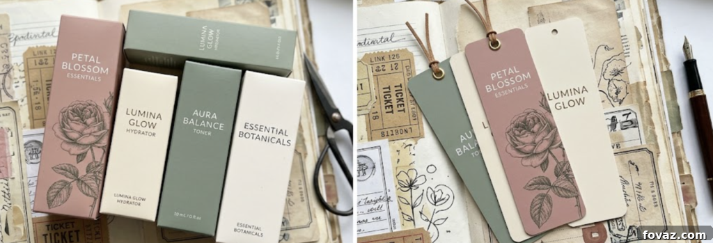 9 Creative Ideas to Turn Pretty Packaging into Paper Crafts 3 Minimalist bookmark from skincare box